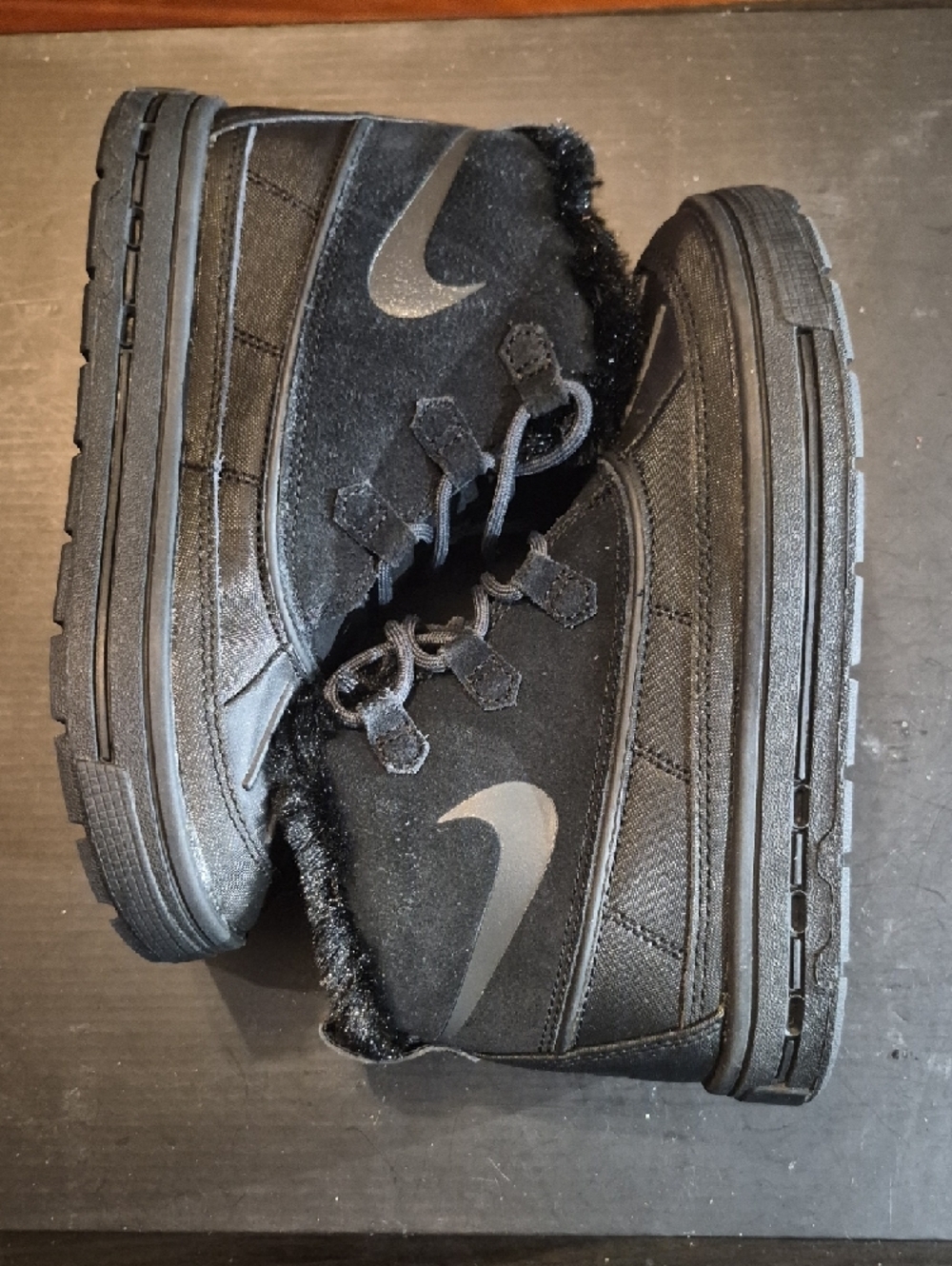 Nike ACG Woodside Chukka 2 (PS) "Triple Black" (2016) Boys 2.5Y Girls 4 NEW - Picture 8 of 10